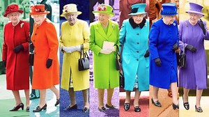 Queen Elizabeth II's rainbow wardrobe: 96-year-old monarch didn't dress to blend in
