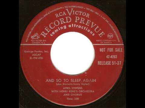 April Stevens - And So To Sleep Again