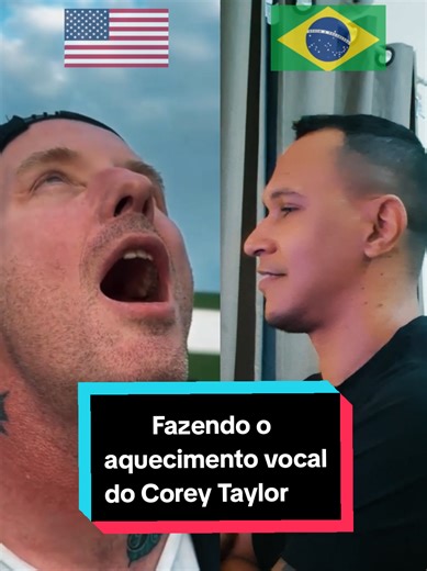 👌A Trend que todos queriam ver, eu fazendo o aquecimento vocal do @coreytaylor que viralizou nas redes. 🔥 Comentem e compartilhem até chegar no mestre✨️ #coreytaylor #slipknot #trend #numetal #gutural