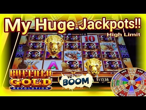 ⚠️My 1st Huge Jackpots Won on 2022 | Buffalo Gold Revolution Slot High Limit