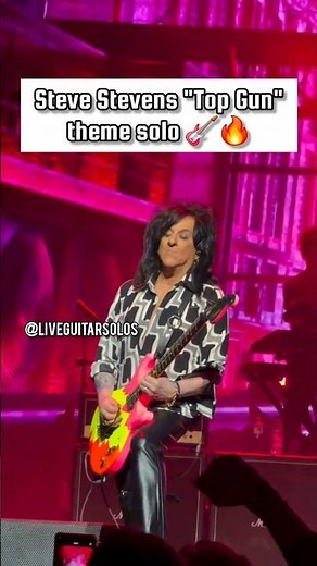 Steve Stevens Top Gun theme solo 🎸🔥 #stevestevens #topgunanthem
