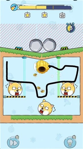 dog and bee game #fun #games #shorts #viral #trending #savethedoge #bee #sonic #sprunki #cartoon#cat