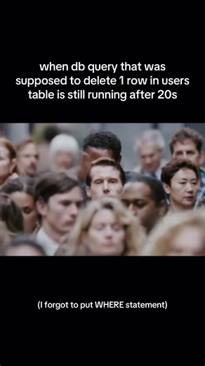 Am I cooked? 👨‍💻 #coding #sql #database