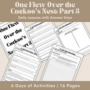 One Flew Over the Cuckoo's Nest | Part 3 Daily Activities & Answer Keys