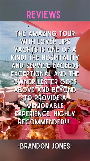Lover Lips Yachts 💋 on Instagram: "REVIEWS 🌟🌟🌟🌟🌟 The amazing tour with Lover Lips Yachts is one of a kind! The hospitality and service exceeds exceptional and the owner Lester goes above and beyond to provide a memorable experience. Highly recommended!!! -BRANDON JONES- ✨A MEXICAN WOMAN OWNED COMPANY MAKING WAVES✨ 🌟 **The MOST AFFORDABLE Luxury Yachts 🛥 in La Paz with The MOST 5 Star REVIEWS ⭐⭐⭐⭐⭐.** 💥 LIMITED TIME OFFER 💥 Cruise the Sea of Cortez in luxury—without overspending 🌊✨ Wha