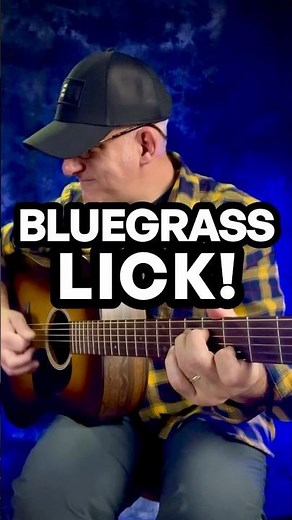Learn This Killer Bluegrass Guitar Lick in 60 Seconds! 🔥 | Bluegrass Flatpicking Tip