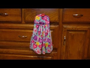 HOW TO MAKE HANGING KITCHEN TOWEL