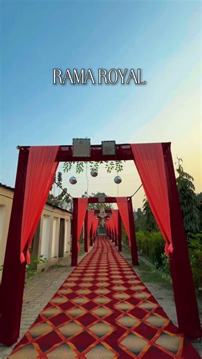 Wedding Decor Setup at Rama Royal Resorts | Garden, Stage & Banquet Transformation