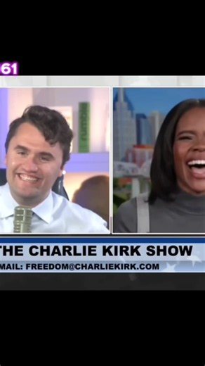 Charlie and Candace laughing!