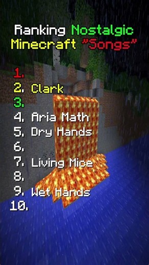 7 Legendary Minecraft Songs #minecraft #nostalgia