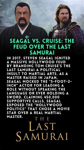 Why Steven Seagal Called Tom Cruise a "Little Guy"