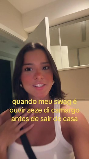 Quando meu swag é ouvir Zezé Di Camargo antes de sair de casa