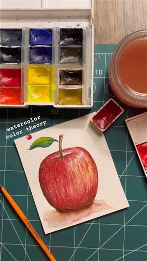 color theory tutorial | why should we use blue in watercolor painting? #watercoloring#tutorial