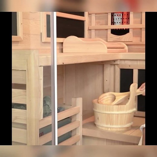Let’s experience an indoor sauna together!