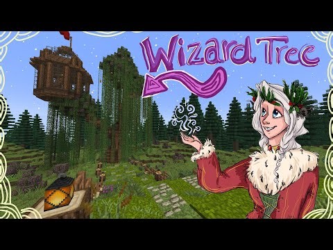 How I Built a Magical Willow Tree for a Wizard in Minecraft! #isleofberk #gaming #httyd