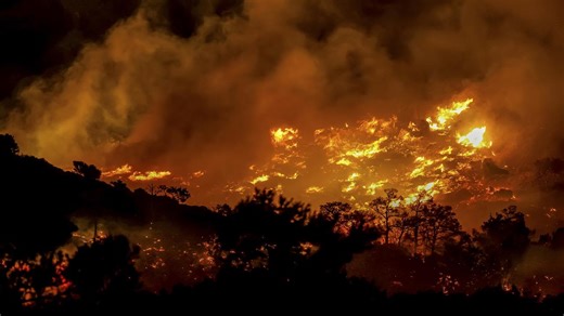 Mehr als 1.500 Menschen wegen Waldbränden auf Kreta evakuiert