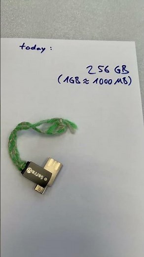 Portable memory than and now - Floppy vs USB-Stick #floppy #disk #usb #stick #compare