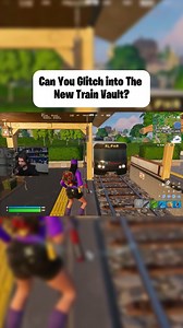 Can You Glitch into The New Train Vault? #fortnite #sypherpk #reels | SypherPK