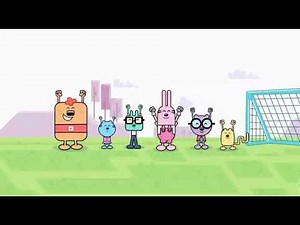 Earl, Huggy, Buggy, Widget, Walden & Wubbzy doing The Wubbzy Shuffle to Boyle and Mossman's NPR song