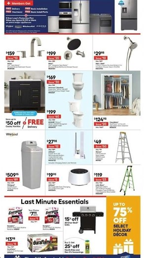 Lowe's Weekly Ad 12/18 - 12/24