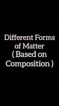 Matter is classified into elements, compounds, and mixtures. #chemistry #science #matter