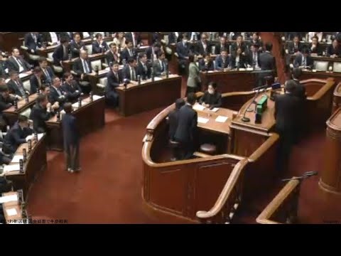 れいわ新選組 国会妨害で牛歩戦術