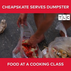1.9M views · 18K reactions | Ron is extremely frugal and will happily eat food that he finds in the trash. He serves lobster from a skip outside a seafood restaurant to his students as part of his frugal cooking class. #ExtremeCheapskates #FrugalLifestyle | TLC Australia | Facebook