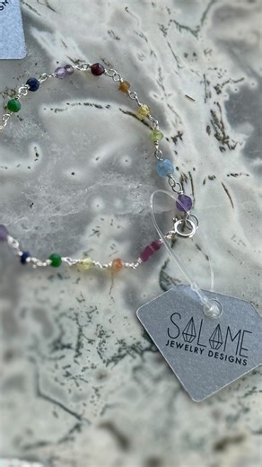 Salame Jewelry Designs : Inclusive Gemstone Jewelry on Instagram: "Flash Sale available in my highlights! I will be adding a handful of Gold Filled necklaces in the morning! Until then happy shopping! Help me empty my inventory before the end of the year. Thank you friends for continuing to choose me for your sparkly needs! I feel honored to be your jeweler. #fyp #gemstonejewelry #newyearscrystals #sellout #2026"