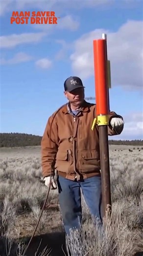 4.4K views · 23 reactions | You vs. the one they tell you not to worry about. Work smarter, not harder.  #MadeInUSA #PostDriver #FenceInstallation #FenceTools #DIY #OutdoorProjects #Ranching #Farming #Tools #diyprojects | Man Saver Post Driver | Facebook