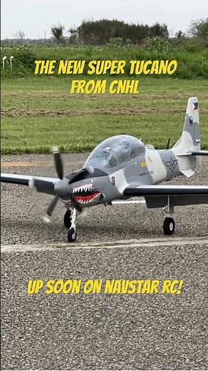 The upgraded Super Tucano from CNHL is on the tarmac with NAVSTAR! #cnhl #cnhlbatteries