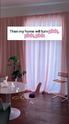 Seeing Pink? 🎀 Transform Your Home with Pink Curtains! #homedecor #colortrends #interiordesign