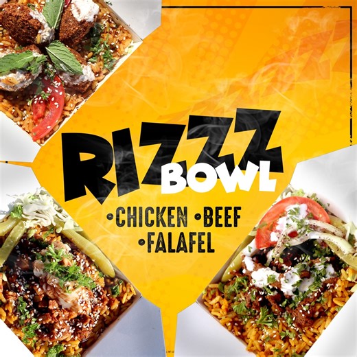 12K views · 45 reactions | BREAKING News in Digby!  Massive crowds spotted outside Wingy Food Parking as locals rush to get their first taste of the new Rizzz Bowl! Eyewitnesses report smiles and full bellies. Available in 數 Beef,  Chicken, and 陵 Falafel. #Rizz #RiceBowl #Rice #Shawarma #Falafel #NovaScotia #Digby #Wingy #AteThatUp | WINGY Food parking | Facebook