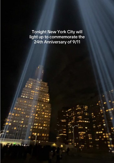 Tribute in Light: 24th Anniversary of 9/11 Commemoration