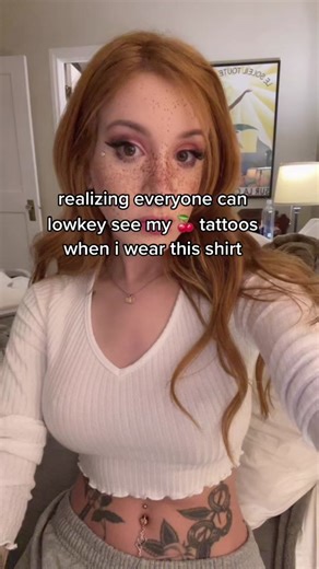 like when u c it ♥️ #fakebody #redhead #accountant #tattoos #tattootiktok