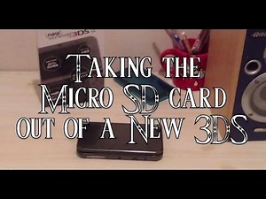 New Nintendo 3DS - Taking Out Micro SD Card (Tools You'll Need)