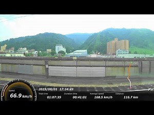 [FHD|ac]JR東日本・上越新幹線：新潟→高崎駅間、E7系『とき号』乗車走行シーン。【車窓・側面展望】