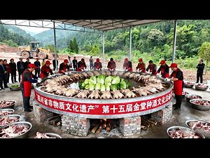 China's annual mutton soup feast for 10,000 people! Providing free food for 10,000 villagers!