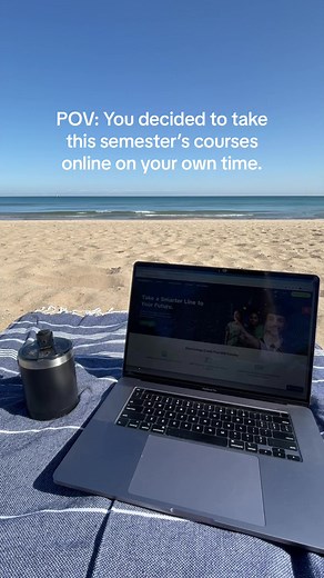 Be in control of your schedule with StraighterLine’s online college courses that transfer seamlessly towards your degree. You can start whenever, finish as fast as you’d like, and take courses from the comfort of your own home (or on the beach 🏖️) for hundreds (sometimes thousands) less than the cost of traditional college classes. #onlinecollege #onlineschool #collegedegree #collegehacks #hackeducation #graduatefaster