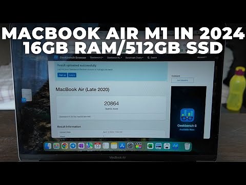 MacBook Air M1 in 2024: Performance Redefined with 16GB RAM and 512GB SSD / 8 Cores GPU