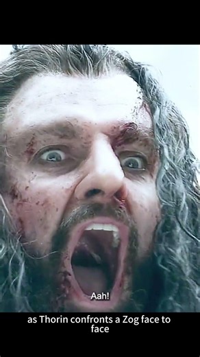 Thorin Faces Azog in a Final Duel ⚔️❄️ #TheHobbit #BattleOfFiveArmies