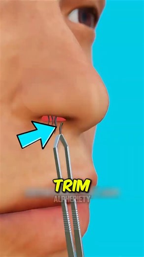 Plucking Nose Hair BIG Mistake 😳