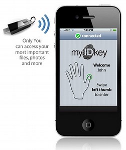 myIDkey Secures Passwords, Data Via Fingerprint-Secure USB Drive