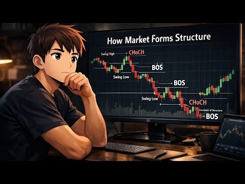 How Market Form Structure || How to Follow Institutions Foot Print || Structure Mapping