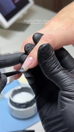 Hard Gel Manicure Tutorial with AC Framework Gel