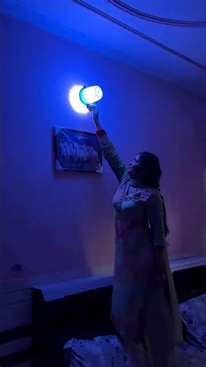 How to Make LED Blue Light at Home || Easy Science Experiment by, Krishna Technically 9140