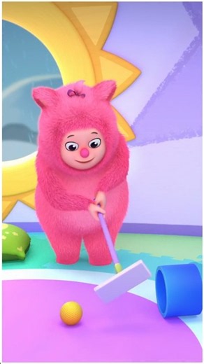 Indoor Mini Golf Fun! with Billy & BamBam⛳🏌️| Baby TV Animation