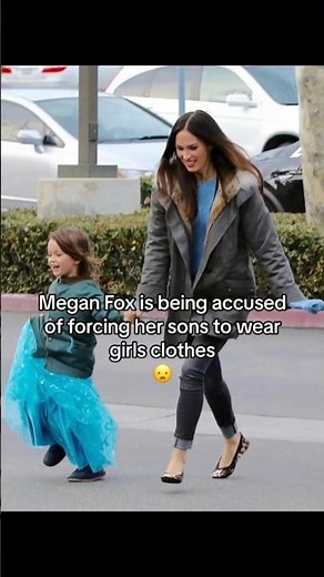 Megan Fox being accused of making her sons wear girly clothes👀😭