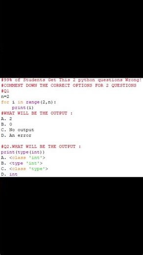 python questions