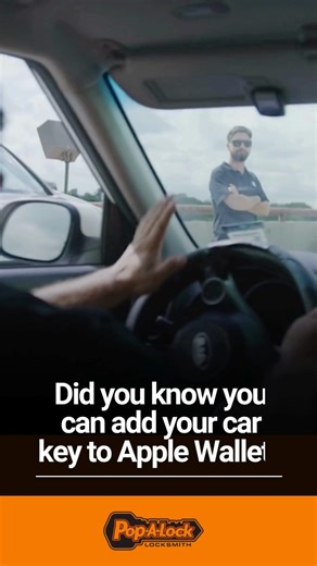 Pop-A-Lock Phoenix on Instagram: "Phones, wallets, now car keys too. Add your car key to Apple Wallet and hit the road smart. Pop-A-Lock is here to help nationwide."