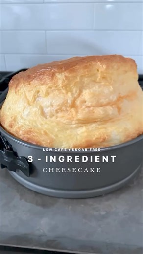 CHECK OUT @lilsipper for more easy, low carb IBS friendly recipes like this 3-INGREDIENT low carb cheesecake!I didn’t add sugar, but see notes below for variations of sweetness!Original recipe (as I made it) is:- Keto- Carnivore- Low carb- SIBO friendly- Sugar freeIf you want it sweet, add in:- 1/2 cup coconut sugar or 1/4 cup honey or maple syrupFlavor variations add:- vanilla extract- cinnamon- lemon zest / juiceTopping options:- strawberries- honey- melted chocolate#eggwhitecake #proteinchees